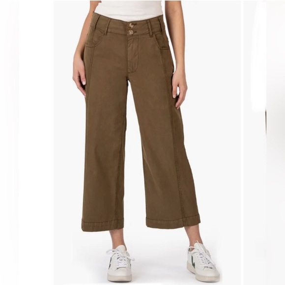 Kut from the Kloth Denim - Kut from the Kloth Jeans Women High Waist Crop Wide Leg Pants Plus Size 14W NWT
